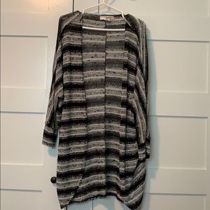Lightweight striped cardigan